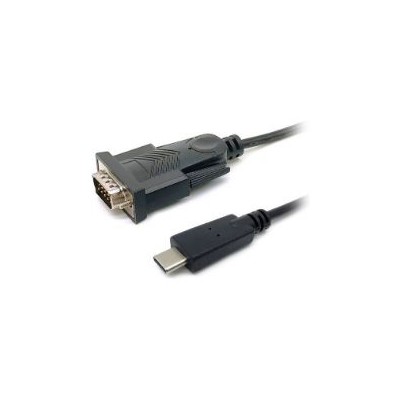 Cable EQUIP USB-C/M a RS232 DB9/M 1.5m Negro (EQ133392)