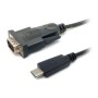 Cable EQUIP USB-C/M a RS232 DB9/M 1.5m Negro (EQ133392)