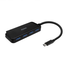 Hub AISENS USB-C 3.0 a 4xUSB-A 3.0 Negro (A109-0715)
