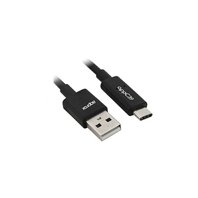 Cable Approx USB-A/M a USB-C/M 1m Negro (APPC39)