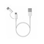 Cable XIAOMI M-USB/C a USB-A 30cm Blanco (SJV4083TY)