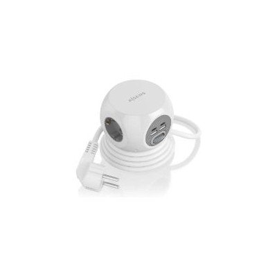 Regleta AISENS 3Schuko 4USB Interruptor (ASPS-2A2C04-W)