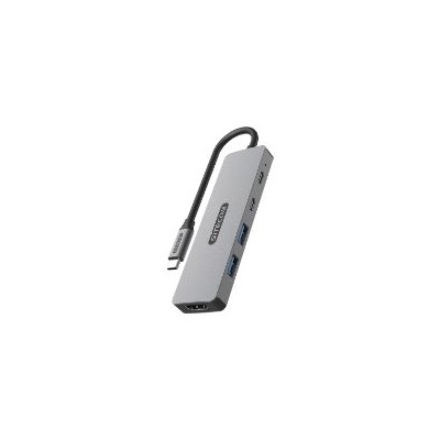 Docking Sitecom 5en1 USB-C a HDMI/PD/USB (CN-5502)