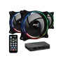 Ventilador AEROCOOL 3x120mm ARGB Hub Neg (ECLIPSE12PRO)