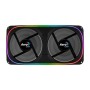 Ventilador AEROCOOL 240x120mm RGB Negro (ASTRO24)