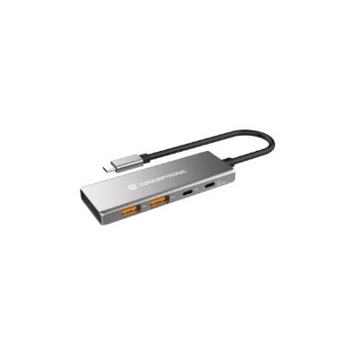 Hub CONCEPTRONIC USB-C a 2xUSB-C/2xUBC-A (HUBBIES15G)