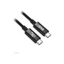 Cable Club 3D USB-C 4/M a USB-C 4/M 1m Negro (CAC-1576)