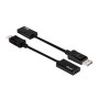 Cable Club 3D DP/M a HDMI/H 0.2m Negro (CAC-1056)