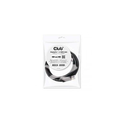 Cable Club 3D DP 1.4/M a DP 1.4/M 2m Negro (CAC-2068)