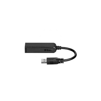 Adaptador de Red D-Link USB 3.0 a RJ45 Negro (DUB-1312)