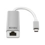 Adaptador Nanocable USB-C a RJ45 Plata (10.03.0402)