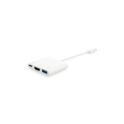 Adaptador EQUIP USB-C a USB-A/USB-C PD/HDMI (EQ133461)