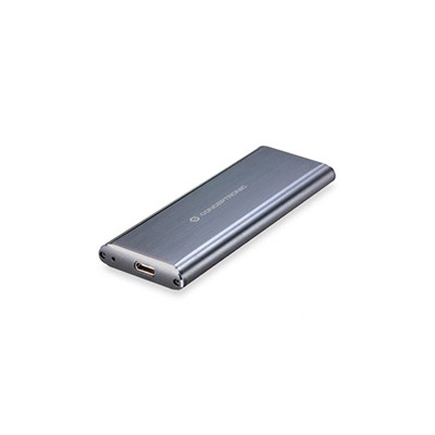 Caja CONCEPTRONIC SSD M.2/SATA USB-C 3.1 Gris (HDE01G)