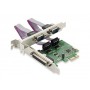 Controladora CONCEPTRONIC PCIe Paralelo/RS-232 (SPC01G)