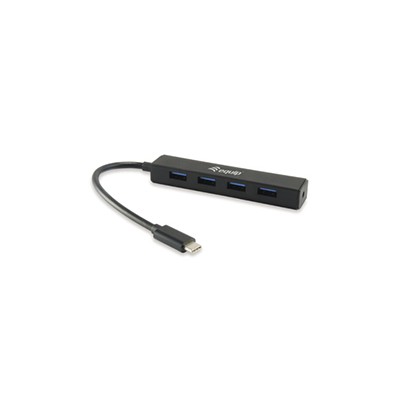 Hub EQUIP Life USB-C 3.0 a 4xUSB-A 3.0 Negro (EQ128954)