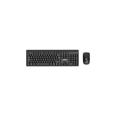 Teclado+Ratón NILOX Wireless 1600dpi Negro (NXKMWE011)