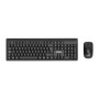 Teclado+Ratón NILOX Wireless 1600dpi Negro (NXKMWE011)