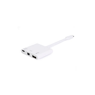 Adaptador EQUIP USB-C a USB-A/C PD/Mini DP (EQ133463)