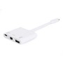 Adaptador EQUIP USB-C a USB-A/C PD/Mini DP (EQ133463)