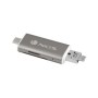 Hub NGS 5en1 1xUSB 2.0 1xmUSB Gris/Blanco (ALLY READER)