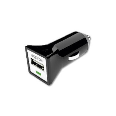 Cargador de Coche Approx USB 5V 1A Negro (APPUSBCARB)