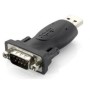 Adaptador EQUIP USB 2.0/M a RS232/M Negro (EQ133382)