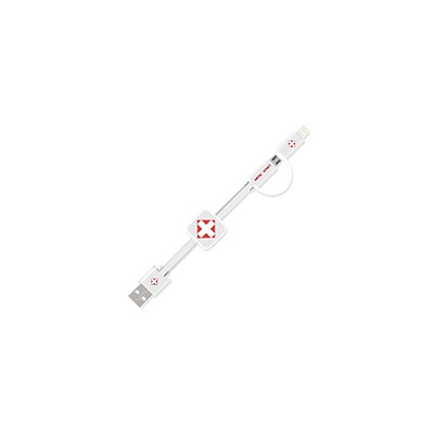 Cable Usb SWISS GO iOS/mUsb-Usb Blanco 1m (SWI503002)