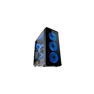 Torre NOX HUMMER TGX RGB S/F ATX Negra (NXHUMMERTGX)