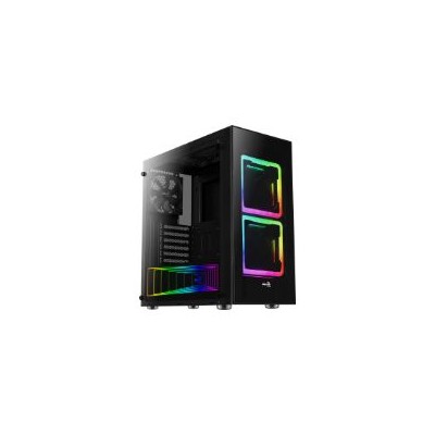 Semitorre AEROCOOL Tor RGB S/F USB2/3 ATX Negra (TOR)