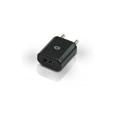 Cargador CONCEPTRONIC Pared 1xUSB 2.0 Negro (CUSBPWR1A)