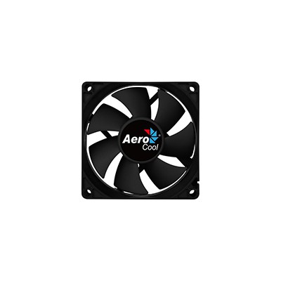 Ventilador AEROCOOL Force 80mm Negro (FORCE8BK)