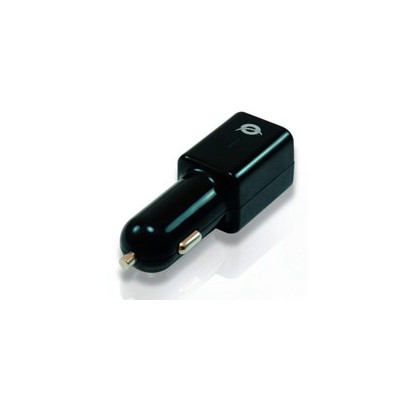 Cargador CONCEPTRONIC Coche 2xUSB 2.0 Negro (CUSBCAR4A)