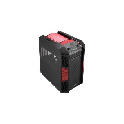 Semitorre Gaming AEROCOOL Negra/Roja (XPREDATORCUBERD)