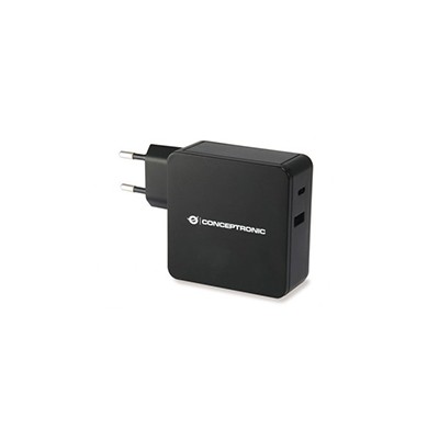 Cargador de Pared CONCEPTRONIC 60W USB-A/C (ALTHEA02B)