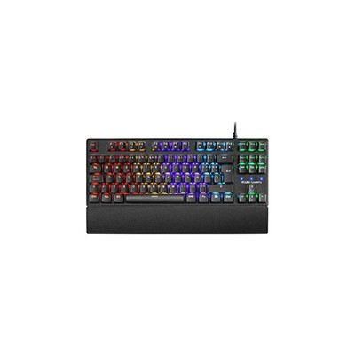 Teclado Mars Gaming LED RGB USB 1.5m Negro (MKTKLRES)