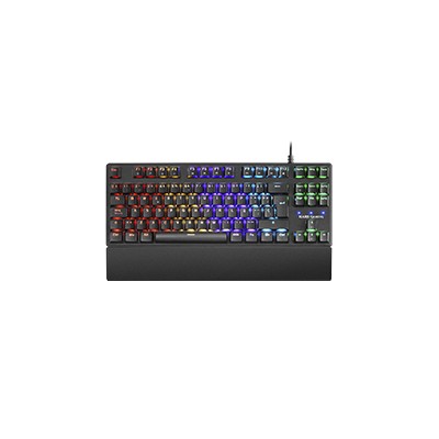 Teclado Mars Gaming LED RGB USB 1.5m Negro (MKXTKLBES)