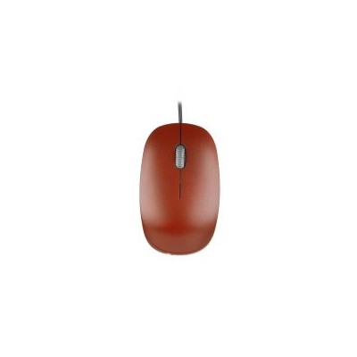 Ratón NGS Óptico USB-A 1000dpi Rojo (FLAME RED)