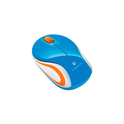 Ratón LOGITECH M187 Wireless 1000dpi Azul (910-002733)