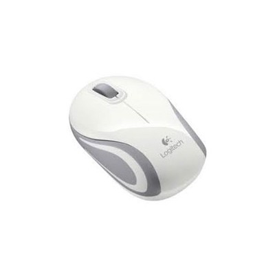 Ratón Mini LOGITECH M187 Wireless Blanco (910-002735)