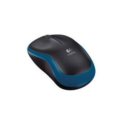 Ratón LOGITECH M185 Wireless 1000dpi Azul (910-002236)