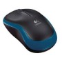 Ratón LOGITECH M185 Wireless 1000dpi Azul (910-002236)