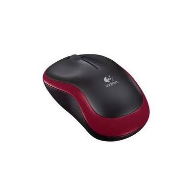 Ratón LOGITECH M185 Wireless 1000dpi Rojo (910-002237)