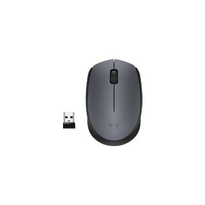 Ratón LOGITECH M170 Wireless 2.4Ghz Gris (910-004642)