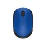 Ratón LOGITECH M171 Wireless 1000dpi Azul (910-004640)