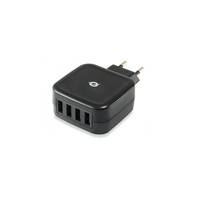 Cargador Pared CONCEPTRONIC 25W 4USB2 Negro (ALTHEA04B)