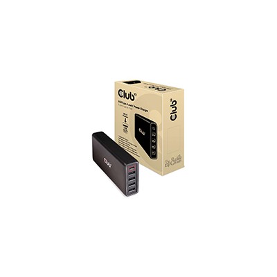 Cargador Pared Club 3D 111W 4xUSB-A 1xUSB-C (CAC-1903)