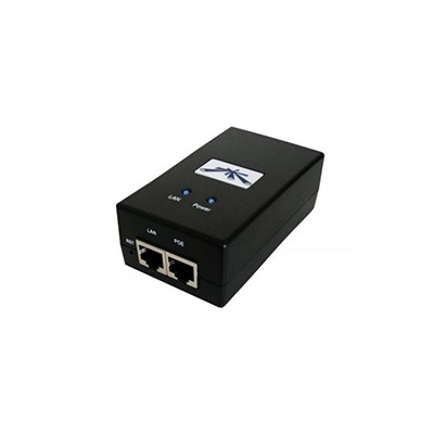 Inyector PoE Ubiquiti 24VDC 0.5A Negro (POE-24-12W)