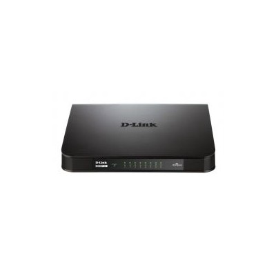 Switch D-Link 24xRJ45 GbE Rack 1U Negro (GO-SW-24G)