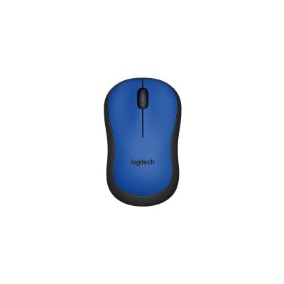 Ratón LOGITECH M220 Wireless Negro/Azul (910-004879)