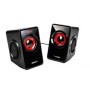 Altavoces Mars Gaming 2.0 10W USB 3.5mm Negros (MS1)